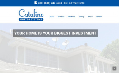 catalinogutters.com screenshot