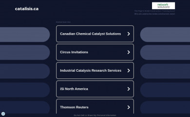 catalisis.ca screenshot