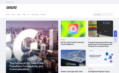 http://catalysttheme.com/ screenshot