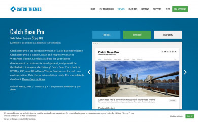 Catch Base Pro WordPress Theme - ThemeDetect.com