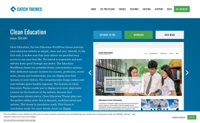 https://catchthemes.com/themes/clean-education/ screenshot