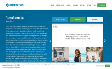 https://catchthemes.com/themes/cleanportfolio/ screenshot