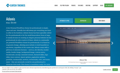 https://catchthemes.com/themes/adonis screenshot