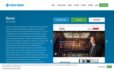 https://catchthemes.com/themes/decree/ screenshot
