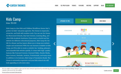 https://catchthemes.com/themes/kids-camp/ screenshot