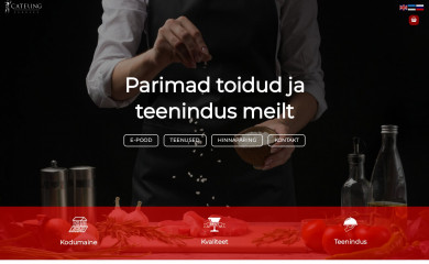 catering.ee screenshot