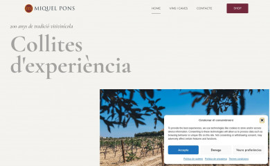 cavamiquelpons.com screenshot