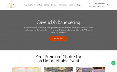 cavendishbanqueting.co.uk screenshot