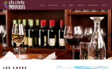cavesthiernoises.com screenshot