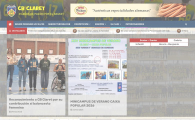 cbclaret.com screenshot