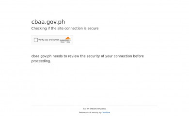 cbaa.gov.ph screenshot