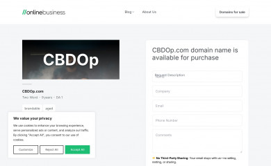 cbdop.com screenshot