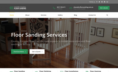 ccfloorsanding.com.au screenshot