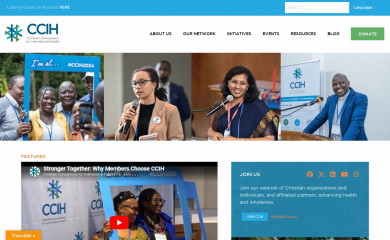 ccih.org screenshot