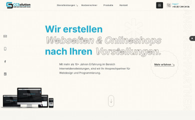 ccsolution.at screenshot