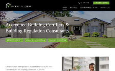 cdcertification.com.au screenshot