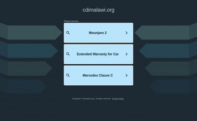 cdimalawi.org screenshot