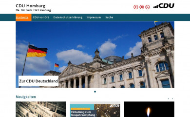 cdu-homburg.de screenshot