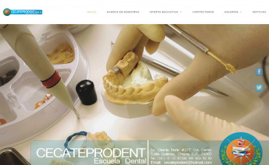 cecateprodent.edu.mx screenshot