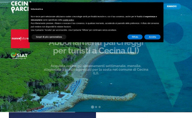 cecinaparcheggi.it screenshot