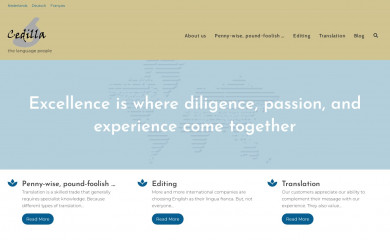 cedilla.nl screenshot