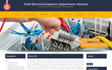 ceiharyana.in screenshot