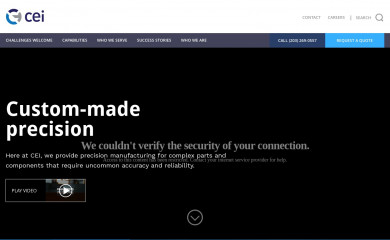 ceiprecision.com screenshot