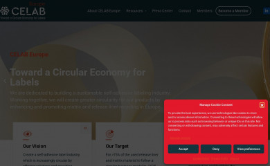 celab-europe.org screenshot