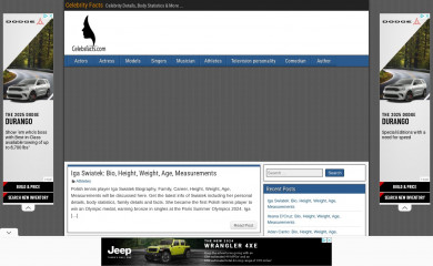 celebsfacts.com screenshot