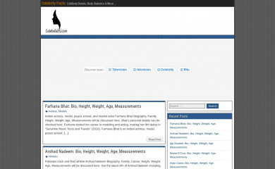 celebsfacts.com screenshot