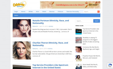 celebreligions.com screenshot