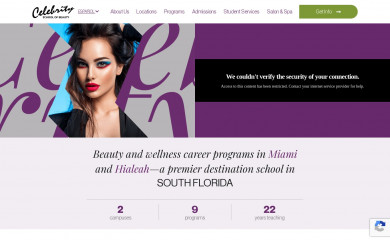 celebrity.edu screenshot