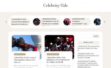 celebritytale.com screenshot