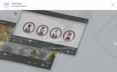 celinevivier.fr screenshot