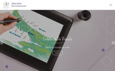 celinevivier.fr screenshot