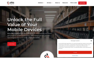 cellularrecycler.com screenshot