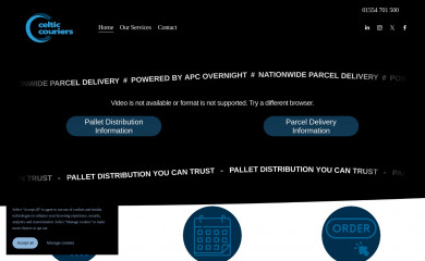 celticcouriers.co.uk screenshot
