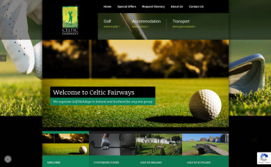 celticfairways.com screenshot