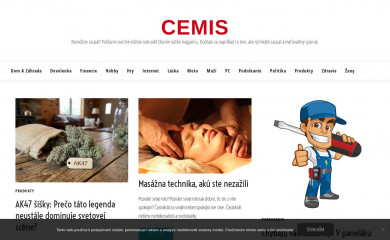 cemis.sk screenshot