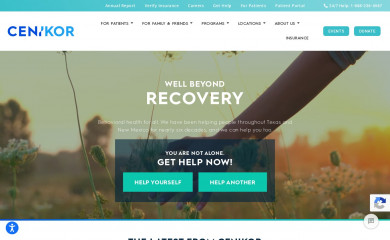 cenikor.org screenshot