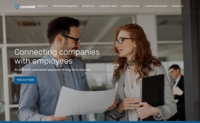 centastaff.com.au screenshot