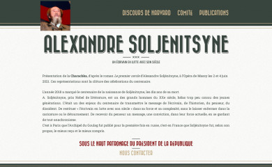centenairesoljenitsyne.fr screenshot