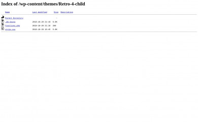 Retro Portfolio 4 Child screenshot