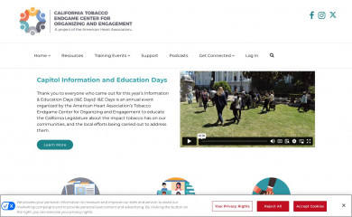 center4tobaccopolicy.org screenshot