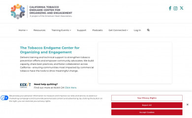 center4tobaccopolicy.org screenshot