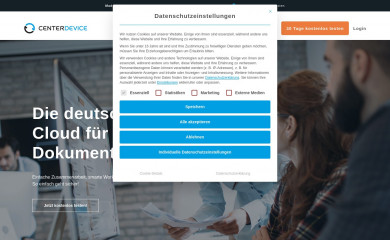 centerdevice.de screenshot