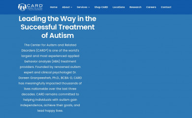 centerforautism.com screenshot