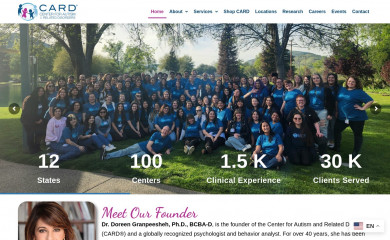 centerforautism.com screenshot