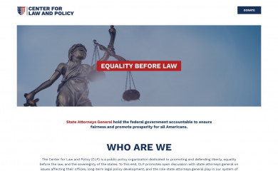 centerforlawandpolicy.org screenshot