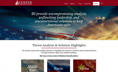 centerforsecuritypolicy.org screenshot